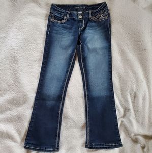 Maurices Low Rise Straight Leg Jeans, Sz  1/2 Reg